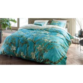Dekbedovertrek Beddinghouse x Van Gogh Museum Almond Blossom - Blauw