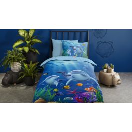 Dekbedovertrek Kids Pure Mare - Blauw
