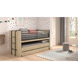 Halfhoogslaper Vipack Sam met kasten