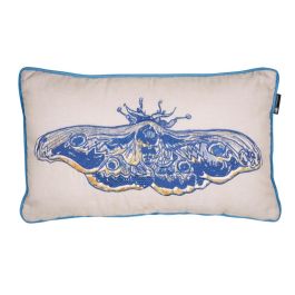 Sierkussen Beddinghouse x Van Gogh Museum Paon De Bonne Nuit - Blauw