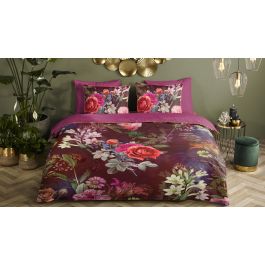 Dekbedovertrek Descanso Simone - Bordeaux