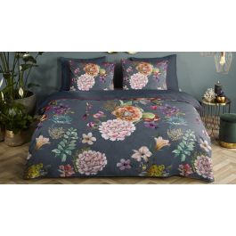 Dekbedovertrek Descanso Parma - Anthracite