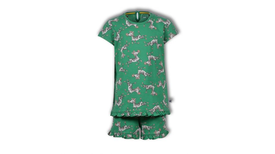 Meisjes Pyjama Zebra, Groen