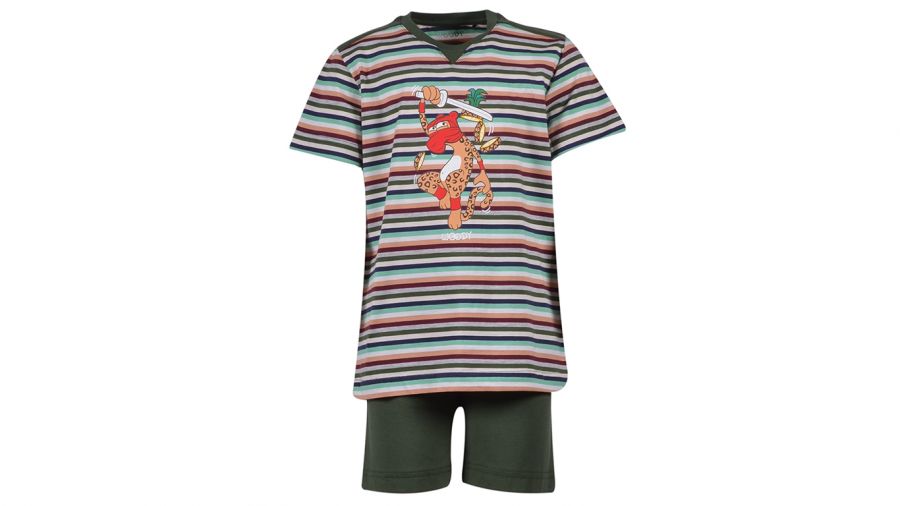Woody Jongens Pyjama Jungle Gestreept