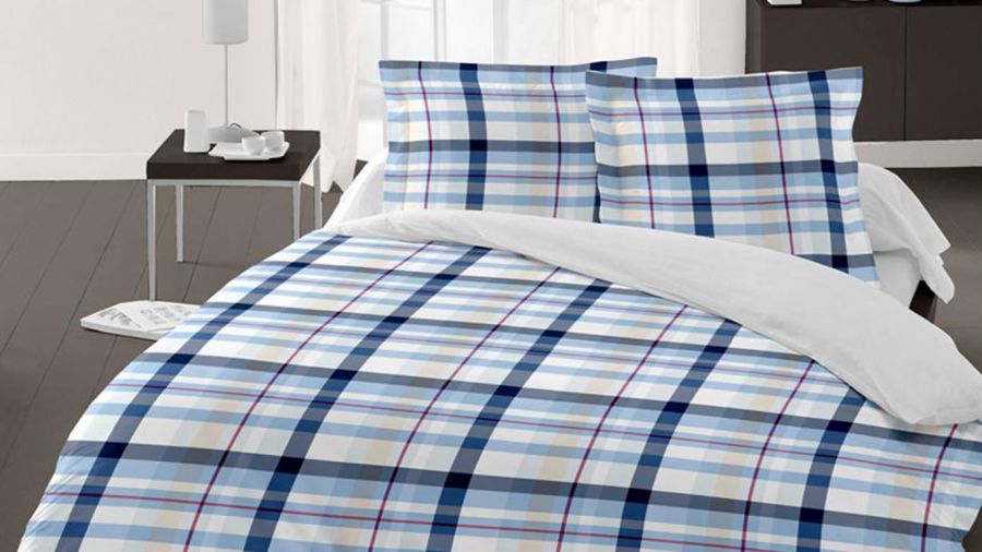 Dekbedovertrek Checks flanel