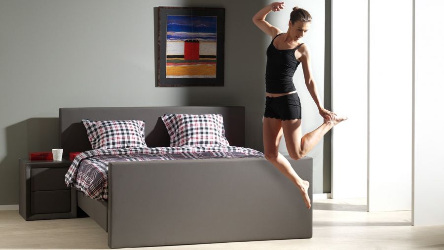 Boxspring set SwissSleep Exclusive Value Dolce met voetbord