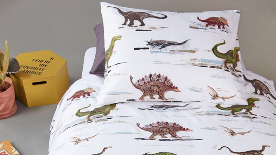 Beddinghouse Kids Jurassic Dekbedovertrek - Groen - Web
