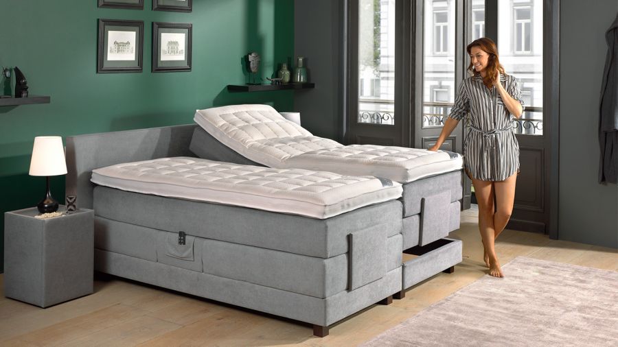 vrek Portugees Elasticiteit Sleepworld - Sleepy® Elektrische boxspring Sanamed matrassen