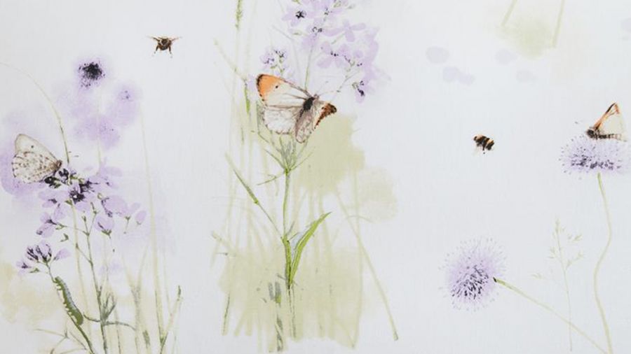 Marjolein Bastin Nectar Dekbedovertrek - Paars - Detail