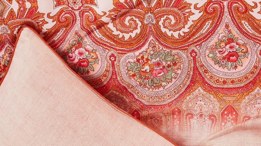 Oilily Paisley Dekbedovertrek - Roze - Detail