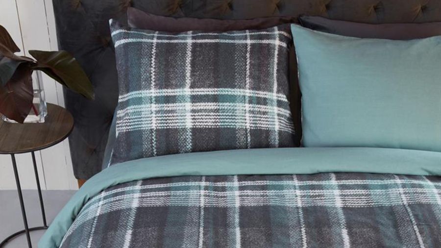Tartan Tweed Blue Web