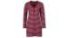 Woody Dames Slaapkleed Rood-Blauw Gestreept