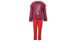Woody Meisjes Pyjama Rood - Donkerblauw Gestreept