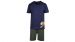 Woody Mannen Pyjama Donkerblauw