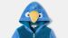 Onesie Unisex Woody Duif - Blauw