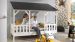Huisbed Vipack Housebed met gekleurd dak
