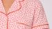 Pyjama Dames Woody Hemd plantjes KM Short - Rood Roos