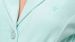 Badjas Dames Woody Uni Knopen - Licht Turquoise
