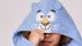 Badjas Kinderen Woody Tijger Kap - Blauw