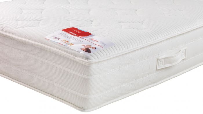 SwissSleep 1000 v2 latex microveren matras detail