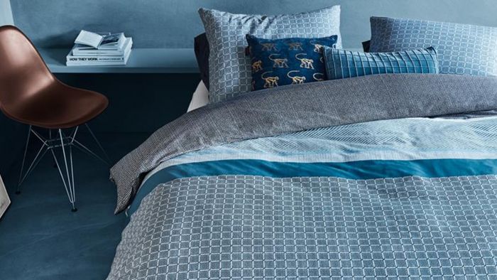 Beddinghouse Birger Dekbedovertrek - Blauw - Sfeer
