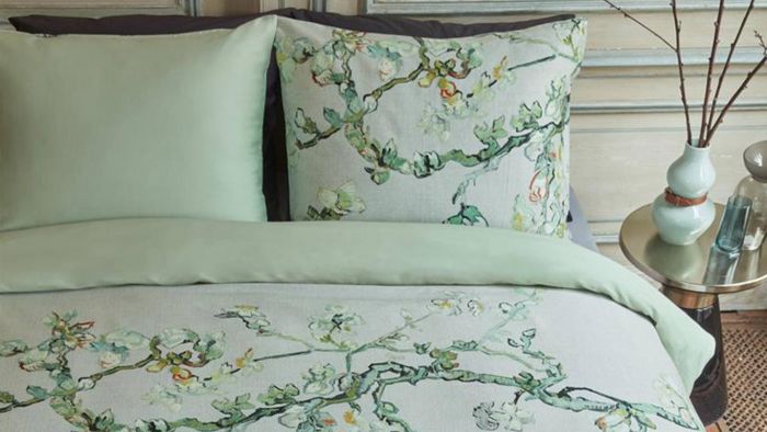 Beddinghouse x Van Gogh Museum Blossom Dekbedovertrek - Grijs - Web