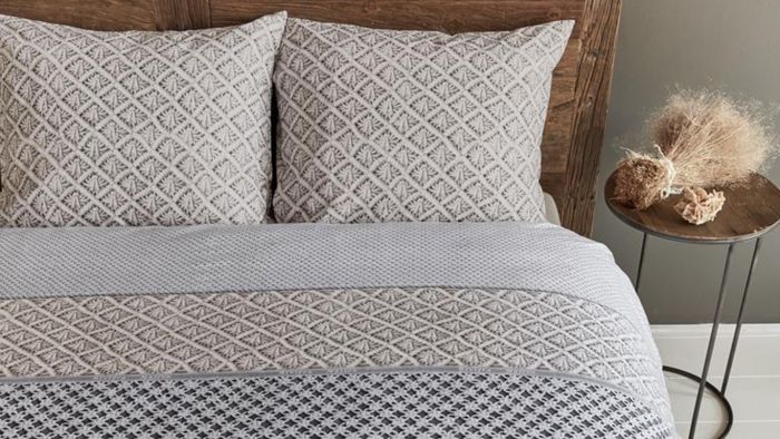 Rivièra Maison Boho Dream Dekbedovertrek- Grijs - Web