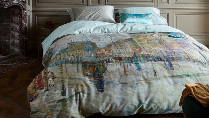 Beddinghouse x Van Gogh Museum Boulevard Dekbedovertrek - Grijs - Sfeer