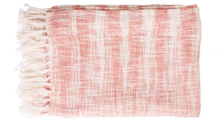 KAAT Amsterdam Nippon Plaid - Koraal - 130x170