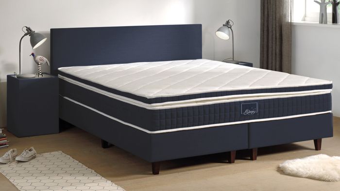 Sleepy Scandinavian Hotelbox Set Lederlook Blauw
