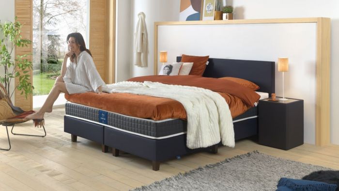 Sleepy Scandinavian Hotelbox Set Lederlook Blauw