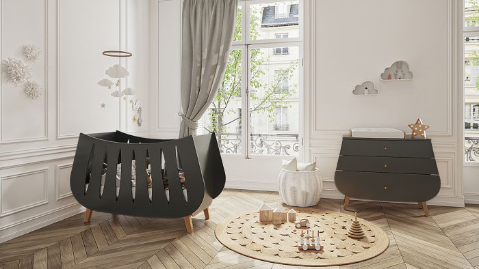 Commode Anaïs Antracite In Kamer