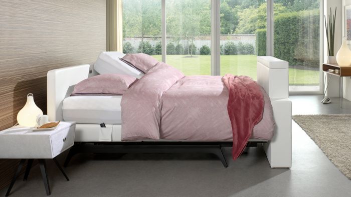 Technogel Perfect Bed Met TV Voetbord opgemaakt