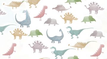 Dekbedovertrek Dino Flanel van Passion Home Linen is voor de jonge avonturiers onder ons, die het aandurven om in hun dromen mee op stap te gaan met deze lieve, vrolijke  dino's in gekke kleurtjes.  Wie gaat er mee?