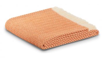 Franje Plaid Boras Oranje 130 x 180