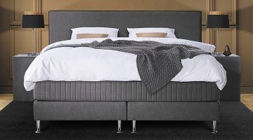 Serta Boxspring Set Classico Vlak Opgemaakt in kamer