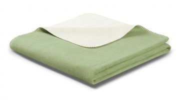 Double-faced Deken Mint-Ecru 150 x 200