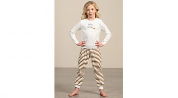Eskimo Meisjes Pyjama Pip Wit