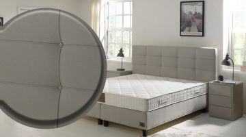 Serta Romantic Boxspring Set Opgemaakt