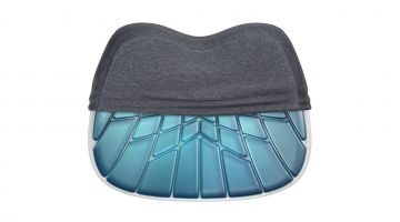 Zitkussen voor rolstoel of kantoor technogel seat pad wedge half open