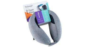 2 in 1 travel pillow + lumbar support