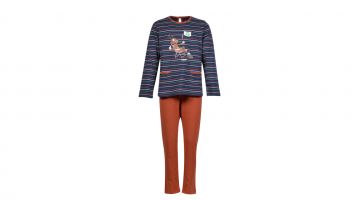 Woody Dames en Meisjes Pyjama Multicolor Gestreept 1