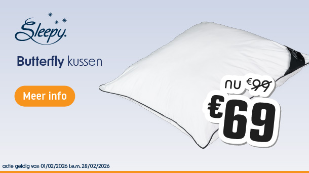 Hotelkussen Sleepy Butterfly