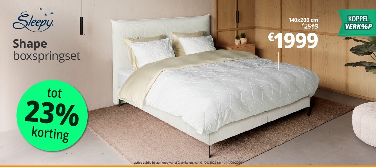 Boxspringset Sleepy Shape Comfort - Pillow
