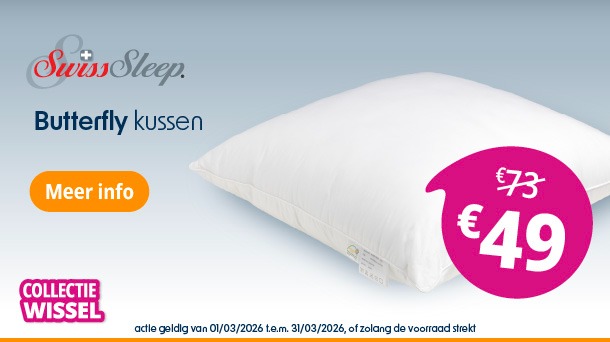 Kussen SwissSleep Butterfly
