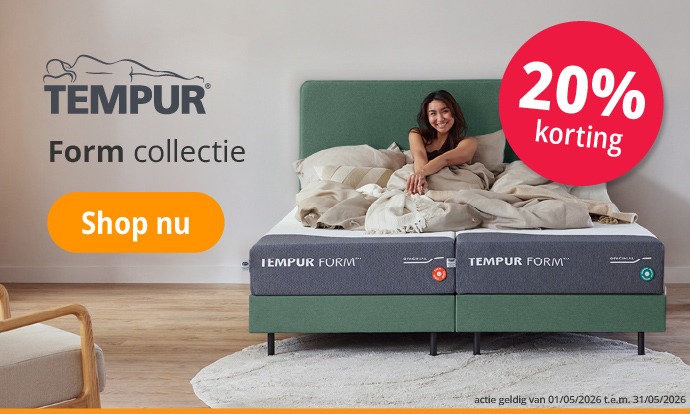 Boxspringset Tempur® Form Horizontal Vlak - Tempur Form Plus