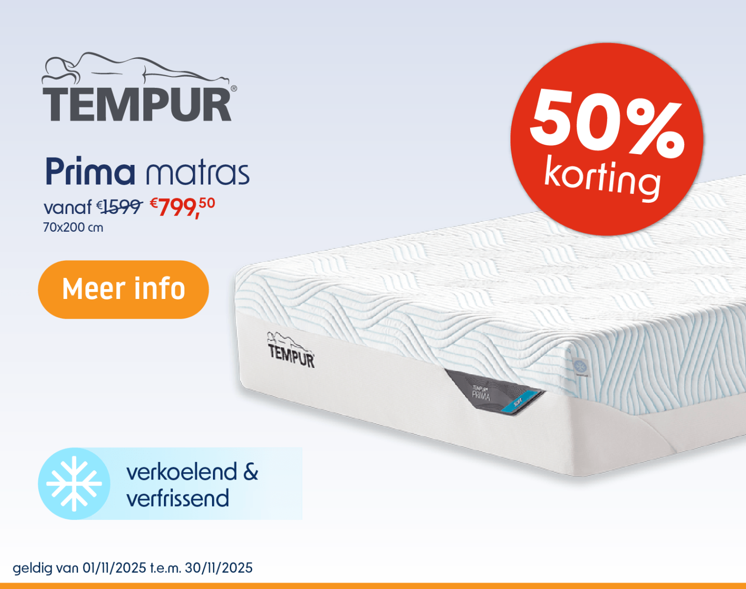 Matras Tempur® Prima Smartcool