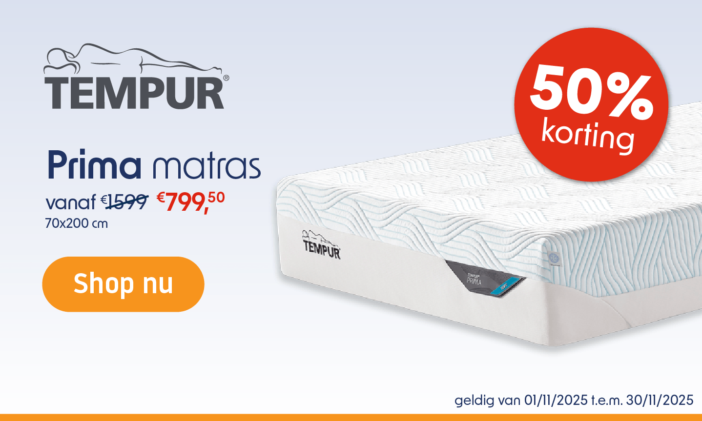 Matras Tempur® Prima Smartcool