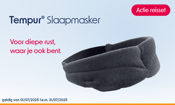 Slaapmasker Tempur Grey Velours