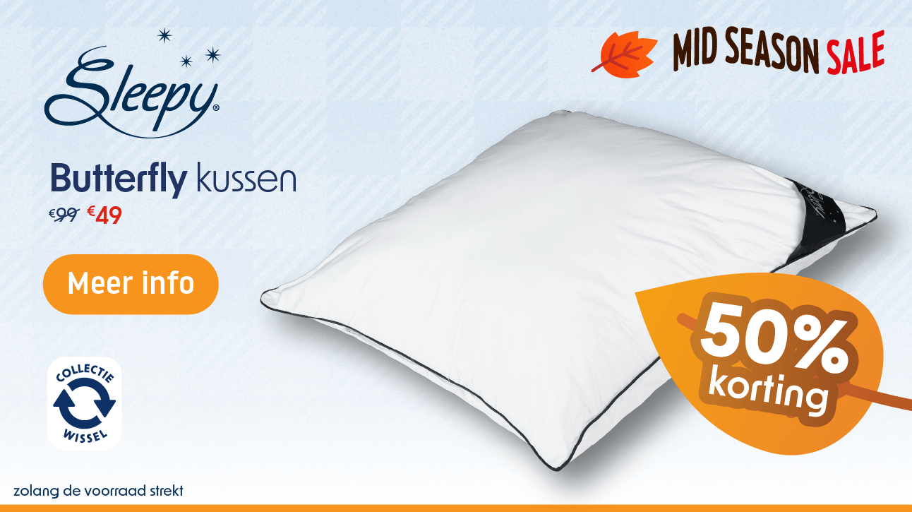 Hotelkussen Sleepy Butterfly